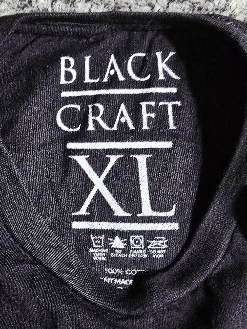 Limited Edition Blackcraft Cult Ouija Cat T Shirt Mens XL Black/red - Picture 4 of 4